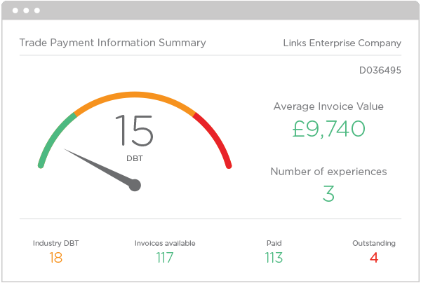Creditsafe company credit reports include trade payment data 